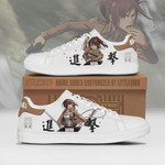Sasha Blouse Sneakers Custom Attack On Titan Anime Skateboard Shoes - LittleOwh - 1