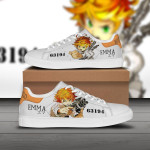 Emma Skate Sneakers The Promised Neverland Custom Anime Shoes - LittleOwh - 1