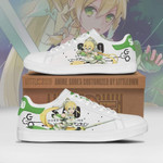 Leafa Sneakers Custom Sword Art Online Anime Skateboard Shoes - LittleOwh - 1