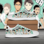Aoba Johsai High Skate Sneakers Custom Haikyuu Anime Shoes - LittleOwh - 1