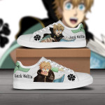 Luck Voltia Skate Sneakers Black Clover Custom Anime Shoes - LittleOwh - 1