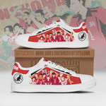 Nekoma Skateboard Shoes Custom Haikyuu Anime Sneakers - LittleOwh - 1