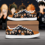 Haikyuu Shoes Karasuno High Skateboard Sneakers Custom Anime - LittleOwh - 1
