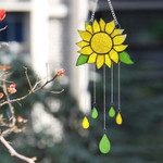 Sunflower Stained Glass Window Hanging🔥(Free Shipping)