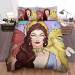 Blood Of Zeus Hera The Goddess Illustration Bed Sheets Spread Duvet Cover Bedding Sets