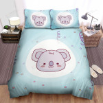 The Wildlife - My Koala Face Illustration Bed Sheets Spread Duvet Cover Bedding Sets
