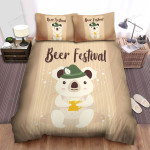 The Wildlife - The Koala Drinking Beer Bed Sheets Spread Duvet Cover Bedding Sets