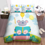 The Wildlife - The Koala Studying Art Bed Sheets Spread Duvet Cover Bedding Sets