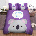 The Wildlife - What's Up From The Koala Bed Sheets Spread Duvet Cover Bedding Sets