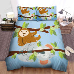 The Wildlife - The Koala And The Sloth Bed Sheets Spread Duvet Cover Bedding Sets