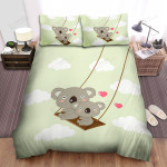 The Wildlife - The Koala On The Swing Bed Sheets Spread Duvet Cover Bedding Sets