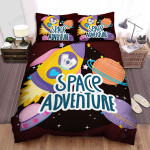 The Wildlife - The Koala To The Space Bed Sheets Spread Duvet Cover Bedding Sets