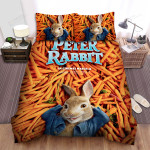Peter Rabbit (2018) He's Got A Taste For Adventure Bed Sheets Spread Comforter Duvet Cover Bedding Sets