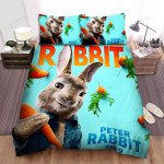 Peter Rabbit (2018) Movie Poster Bed Sheets Spread Comforter Duvet Cover Bedding Sets