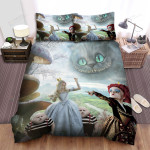 Alice In Wonderland (I) (2010) In Amazing 3d Movie Poster Bed Sheets Spread Comforter Duvet Cover Bedding Sets
