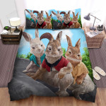 Peter Rabbit 2: The Runaway (2021) Movie Illustration 5 Bed Sheets Spread Comforter Duvet Cover Bedding Sets