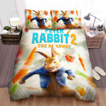 Peter Rabbit 2: The Runaway (2021) Movie Poster Fanart Bed Sheets Spread Comforter Duvet Cover Bedding Sets