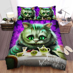 Alice In Wonderland (I) (2010) The Cheshire Cat Movie Poster Bed Sheets Spread Comforter Duvet Cover Bedding Sets
