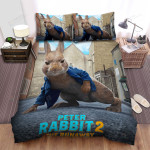 Peter Rabbit 2: The Runaway (2021) Movie Illustration 6 Bed Sheets Spread Comforter Duvet Cover Bedding Sets