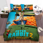 Peter Rabbit 2: The Runaway (2021) Movie Poster Bed Sheets Spread Comforter Duvet Cover Bedding Sets