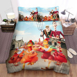 Chicken Run (2000) Movie Poster Bed Sheets Spread Comforter Duvet Cover Bedding Sets