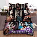 Misfits (2009–2013) Movie Poster 2 Bed Sheets Spread Comforter Duvet Cover Bedding Sets