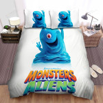 Monsters Vs. Aliens (2009) Movie Poster Bed Sheets Spread Comforter Duvet Cover Bedding Sets