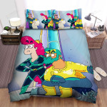 Aquaman: King Of Atlantis (2021) Movie Poster Bed Sheets Spread Comforter Duvet Cover Bedding Sets