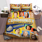 Community (2009–2015) The Complete Series Movie Poster Bed Sheets Spread Comforter Duvet Cover Bedding Sets