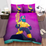 Aquaman: King Of Atlantis (2021) Trident Movie Poster Bed Sheets Spread Comforter Duvet Cover Bedding Sets