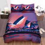 Sydney Opera House Digital Art Landmark Bed Sheets Spread Comforter Duvet Cover Bedding Sets