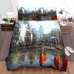 Angkor Wat Graphic Design Bed Sheets Spread Comforter Duvet Cover Bedding Sets