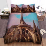 Notre Dame Catholic Cathedral Art Bed Sheets Spread Comforter Duvet Cover Bedding Sets