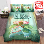Venusaur In Forest Sunshine Bed Sheets Spread Comforter Duvet Cover Bedding Sets