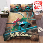 Venusaur Using Vines Bed Sheets Spread Comforter Duvet Cover Bedding Sets