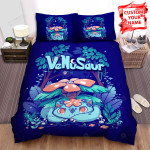 Venusaur Cute Illustration Bed Sheets Spread Comforter Duvet Cover Bedding Sets