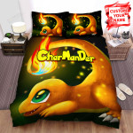 Charmander Fireflies Bed Sheets Spread Comforter Duvet Cover Bedding Sets