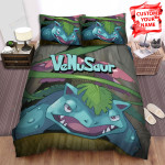 Venusaur Using Vines To Attack Bed Sheets Spread Comforter Duvet Cover Bedding Sets