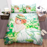 The Quintessential Quintuplets Yotsuba Nanako Happy In Wedding Dress Bed Sheets Spread Duvet Cover Bedding Sets