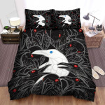 The White Crow Among The Blacks Bed Sheets Spread Duvet Cover Bedding Sets