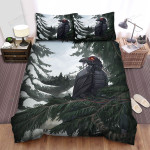 The Machine Crow Art Bed Sheets Spread Duvet Cover Bedding Sets