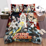 Fire Force Anime Poster Bed Sheets Spread Comforter Duvet Cover Bedding Sets