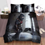 The Crow And The Assassin Art Bed Sheets Spread Duvet Cover Bedding Sets
