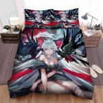 The Crow Beside The Princess Art Bed Sheets Spread Duvet Cover Bedding Sets