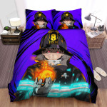 Fire Force Anime Art 29 Bed Sheets Spread Comforter Duvet Cover Bedding Sets