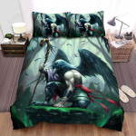 The Crow Man In The Jungle Bed Sheets Spread Duvet Cover Bedding Sets
