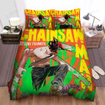 Chainsaw Man Volume 1 Art Cover Bed Sheets Spread Duvet Cover Bedding Sets