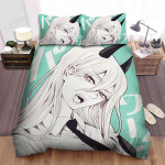 Chainsaw Man Power Black & White Drawing Bed Sheets Spread Duvet Cover Bedding Sets