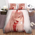 Chainsaw Man Power's Charming Look Bed Sheets Spread Duvet Cover Bedding Sets
