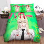 Chainsaw Man Bloody Power Poster Bed Sheets Spread Duvet Cover Bedding Sets